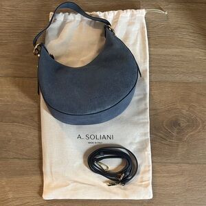 A. Soliani Luna Denim Bag- Currently on back order